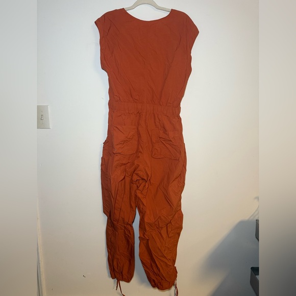 Free People Movement Burnt Orange Utility Jumpsuit - Picture 2 of 6